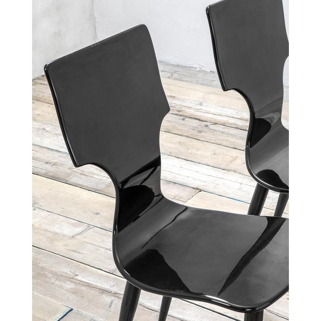 Wood Vintage Chairs by Piero Fornasetti, 1950s, Set of 4 For Sale - Image 7 of 8