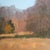 Sky Blue Mid 20th Century Landscape Oil Painting by William Rabon of Autumn Field With Trees and Blue Sky For Sale - Image 8 of 15