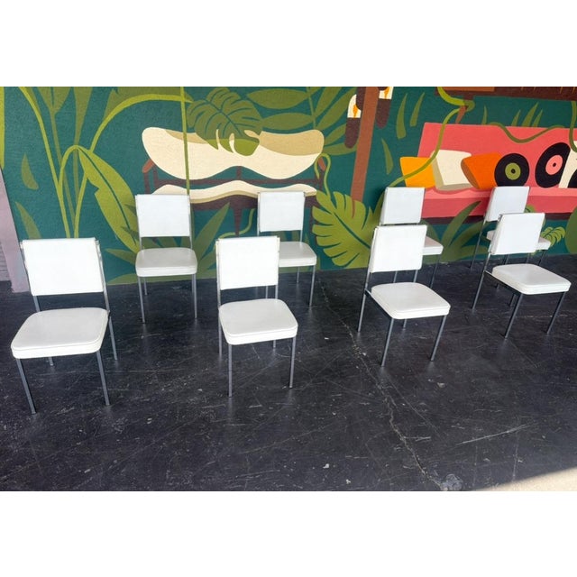 Clean and simple dining chair octet. Can blend with a number of styles - modern, boho, contemporary, retro, postmod. Well-...