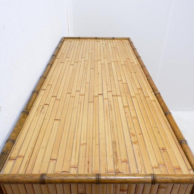Vintage Bamboo Buffet, 1960s For Sale - Image 13 of 17
