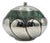 Mid 20th Century Los Castillo Taxco Malachite Silver Plate Lidded Bowl, Mexican Modernist Silver For Sale