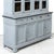 Blue Mid-19th Century French Louis Philippe Period Painted Bookcase/Buffet Deux Corps For Sale - Image 8 of 14