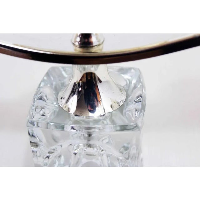 Metal Candleholder in Glass and Silver Metal from Peill & Putzler, 1970s For Sale - Image 7 of 12