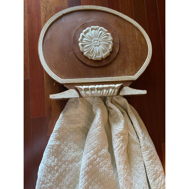 19th C. Canopy Bed Corona / Pelmet / Architectural Cornice Crowns - Pair For Sale - Image 12 of 14