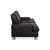 Black AK 644 Two-Seater Leather Sofa by Rolf Benz For Sale - Image 8 of 11