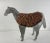 Brown Vintage Metal & Wicker Horse For Sale - Image 8 of 12