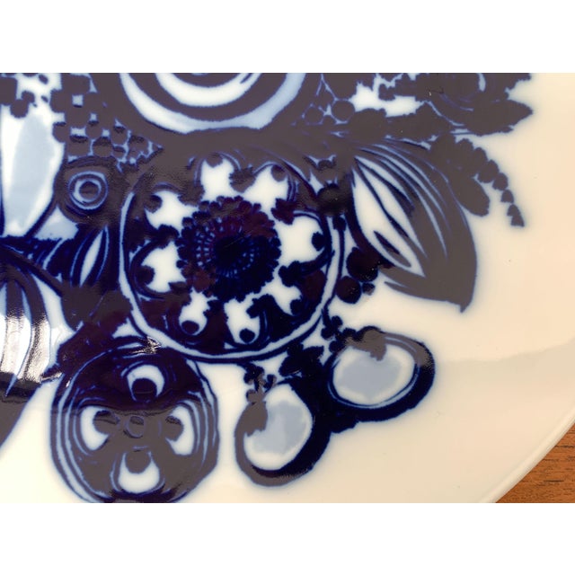 Vintage German Peacock Wall Plate Plaque by Bjørn Wiinblad for Rosenthal, 1970s For Sale - Image 12 of 18