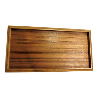 Early 21st Century Dolphin Teakwood Serving Board For Sale