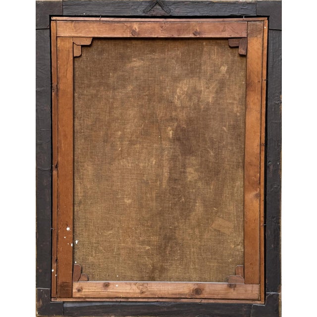 Holy Family, 18th Century, Oil on Canvas, Framed, in Good conditions. Designed before 1890