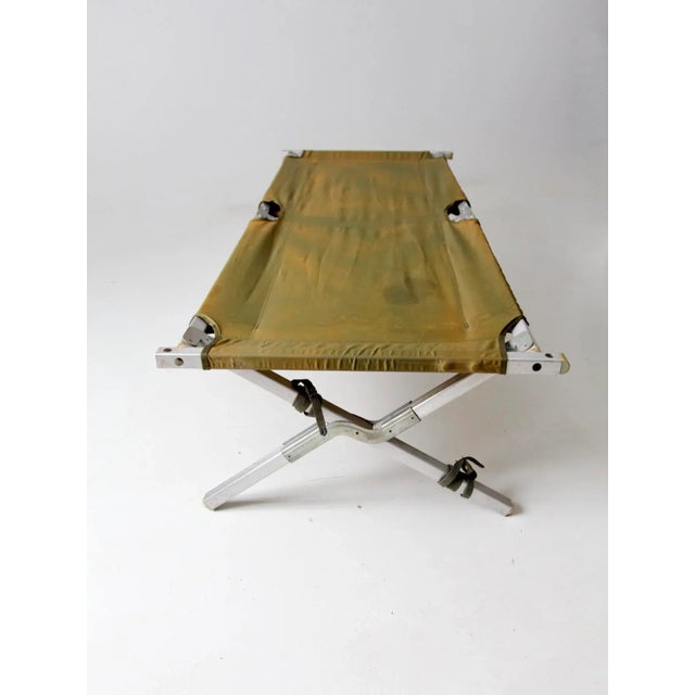 Cabin Vintage X Frame Cot For Sale - Image 3 of 13