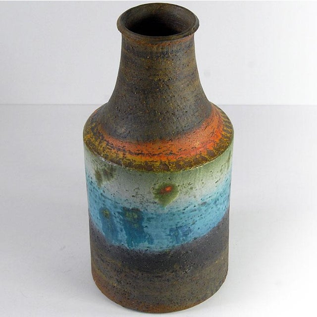 1960s Mid-Century Modern Ceramic Vase by Marcello Fantoni, 1960s For Sale - Image 5 of 13
