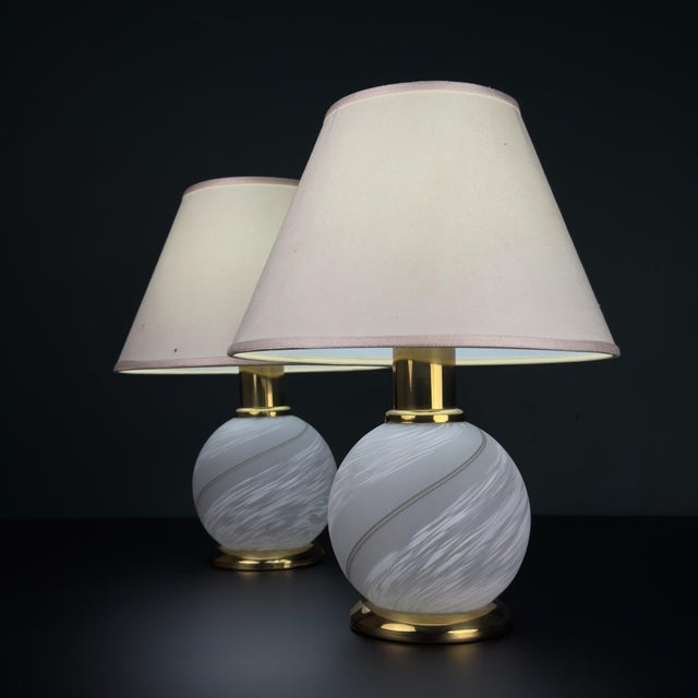 Vintage Murano Glass Table Lamps, Italy, 1970s, Set of 2 For Sale - Image 18 of 18