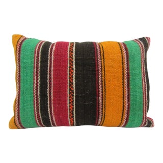Handmade Turkish Kilim Pillow Cover For Sale
