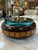 Modern Vintage Mid-Century Wooden Box With Glass Lid & Brass Ring Handle For Sale - Image 3 of 6