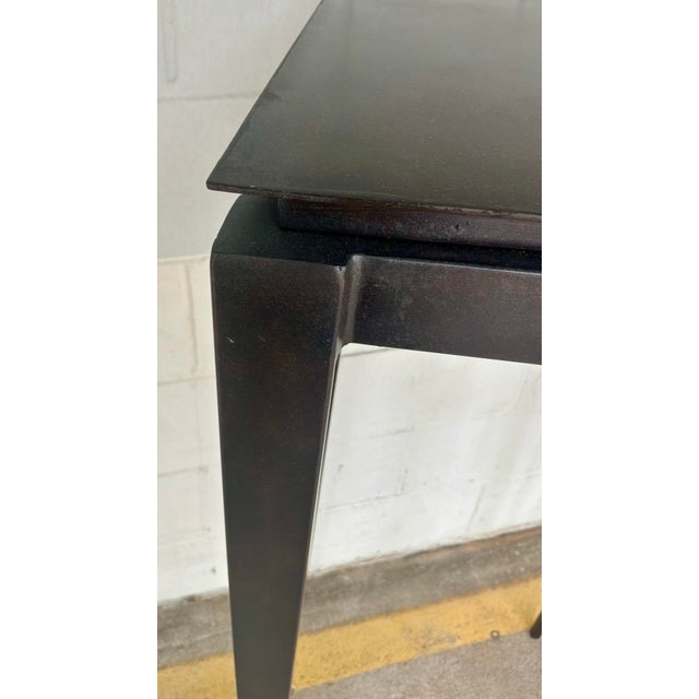 Hickory Chair Furniture Company Hickory Chair Modern Bronze Pedestal For Sale - Image 4 of 5