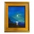 Oil Painting of a Man Reading a Letter in the Moonlight by Satori Gregorakis For Sale