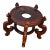 Vintage Chinese Chinoiserie Hatdwood Mahogany Plant Sculpture Stand For Sale