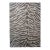 Nepalese Modern Wool & Silk 10X14 Gray & Brown Zebra Print Handmade Area Rug #1143856 For Sale