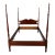 Biggs Mahogany Georgian Style Poster Double Bed Frame For Sale