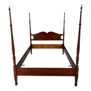 Biggs Mahogany Georgian Style Poster Double Bed Frame