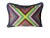 Colorful 16 X 22 Caribbean Multi Stripe Pillow Cover With Navy Brush Fringe | Striped Pillow Cover | Christi Tasker...