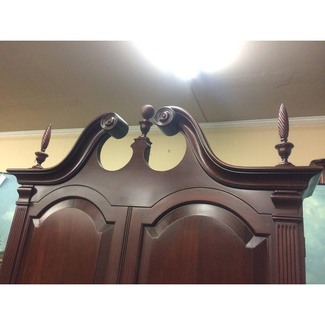 Vintage Secretary Desk, Blind Door Mahogany Secretary Desk For Sale - Image 15 of 17