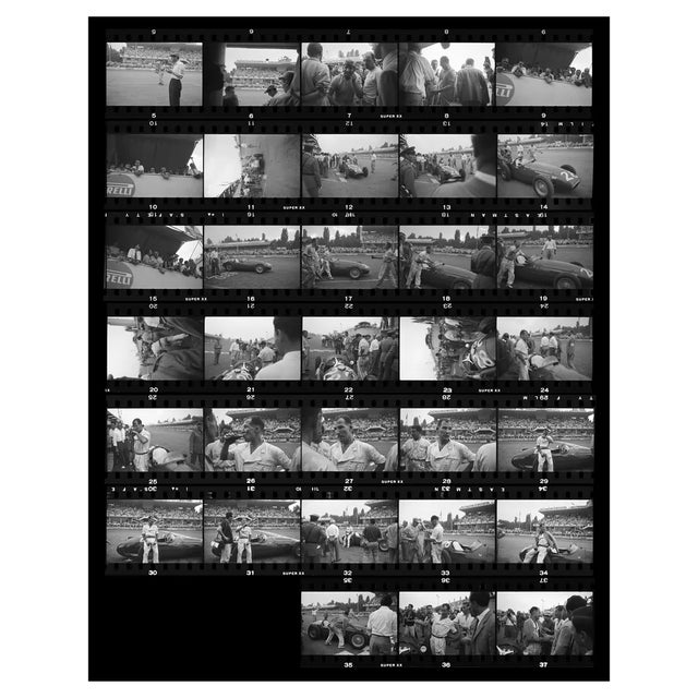 David Lees, Monza Grand Prix, 1954, Silver Gelatin Fibre Print For Sale