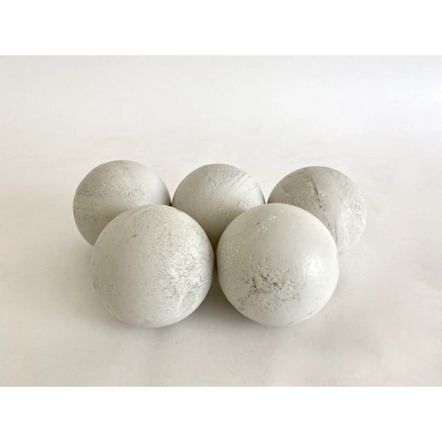 Chattahoochee Limestone River Balls - Set of 5 For Sale - Image 4 of 4