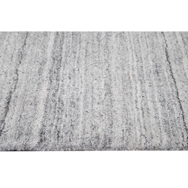 21st Century Modern Solid Wool Rug For Sale - Image 9 of 13