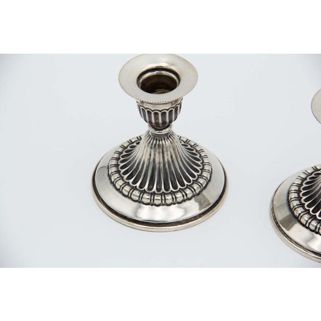 Low Candlesticks, Set of 2, in Good conditions. Designed 1920 to 1949