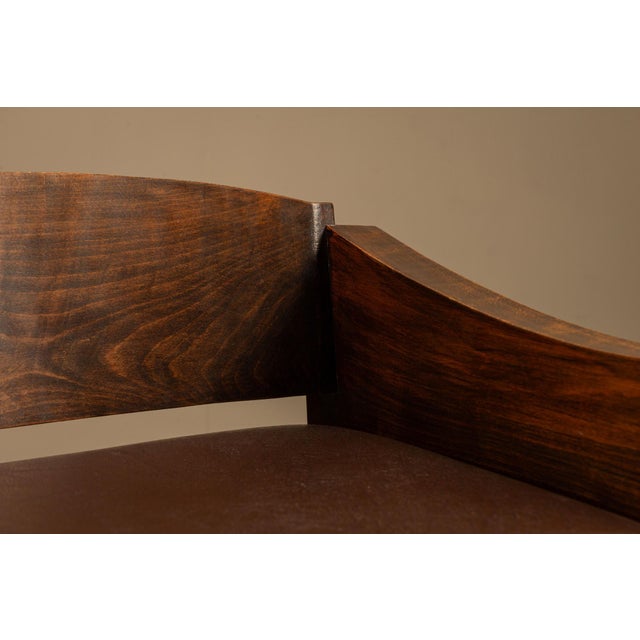 Brutalist Bulky Artisanal Chair in Wood, 1960s For Sale - Image 9 of 15