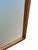 Lane Furniture Vintage Mid Century Modern Wall Mirror With Brass Accents by Lane Tuxedo Line Design For Sale - Image 4 of 4