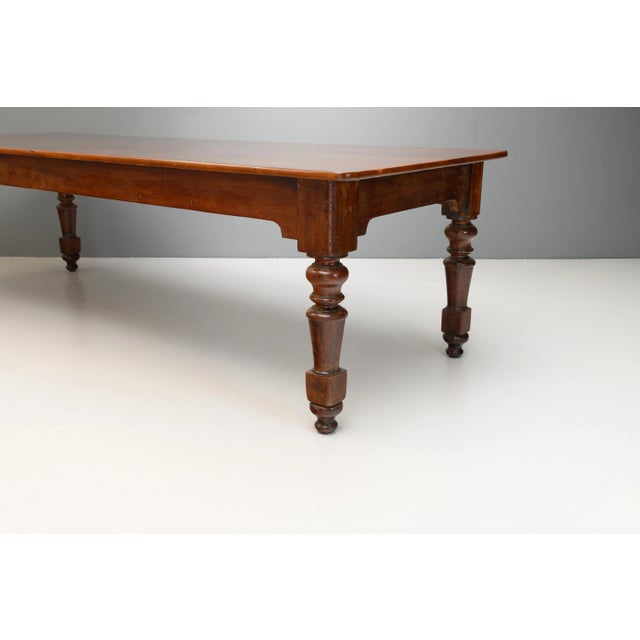 Mahogany Boardroom Table, 1880s For Sale - Image 4 of 9