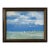 Small Framed Oil Seascape Painting in Blue and Green, "Sailing on a Cloudy Day" by Christine Frisbee For Sale
