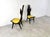 1950s Mid-Century High Back Flame Dining Chairs from Dante Latorre, 1950s, Set of 4 For Sale - Image 5 of 12