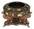 19th Century Anglo-Indian, Wood Quill Bowl Supported by Multi Elephant Stand For Sale