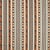Morris & Co. Bloomsbury Stripe Fabric in Russet/Indigo - a sample For Sale