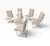 Contemporary Vintage Milo Baughman "Thin Line" Chrome Upholstered Dining Chairs - Set of 6 For Sale - Image 3 of 7
