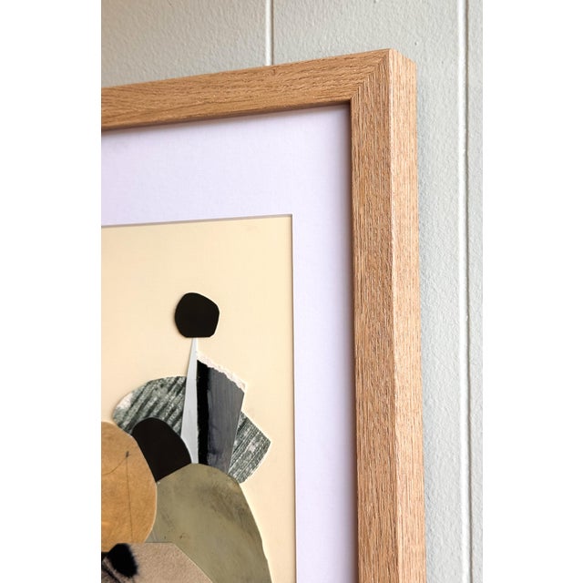 "Vessel" is an original mixed media framed collage on paper by Zac Woodiel. This is one of nine pieces in the "Vessel"...