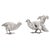Antique Belgian Silver Grouse Game Birds, 19th Century, Set of 2 For Sale - Image 18 of 18