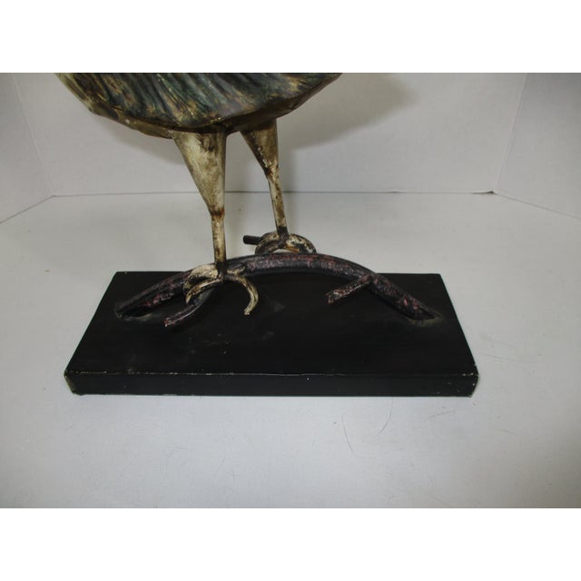 Handmade Primitive Style Bird Figure For Sale - Image 4 of 9
