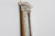 Wood Neoclassical Silver Leaf Pier Mirrors with Ringed Columns and Cornice, Italy, 1850, Set of 2 For Sale - Image 7 of 13
