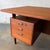 Brown Vintage Danish 1960s Modern Teak Floating Top Freestanding Double Sided Executive Desk by Kai Kristiansen for Feldballes Møbelfabrik For Sale - Image 8 of 15
