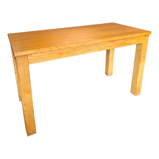 Beech Table or Desk, Italy, 1960s For Sale