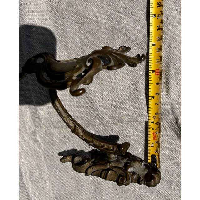 Pair of French Antique Tie Backs For Sale In Fayetteville, AR - Image 6 of 7