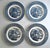Mid 20th Century Mid 20th Century Currier & Ives Royal Usa Dinner Plates the Old Grist Mill Set of 8 For Sale - Image 5 of 12
