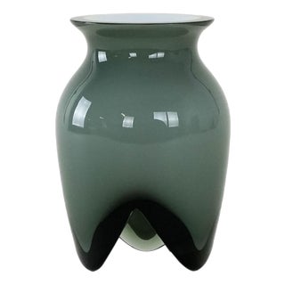 Vintage Danish Glass Vase by Lin Utzon for Rosendahl, 2000s For Sale