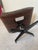 Vintage Herman Miller Eames Ottoman - Brown Leather For Sale - Image 9 of 13