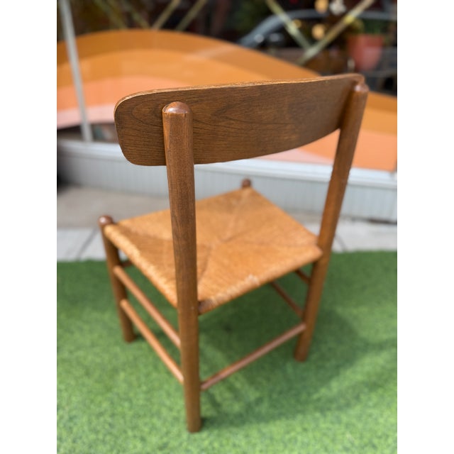 Brown 1940's Børge Mogensen J39 Peoples Chair For Sale - Image 8 of 8