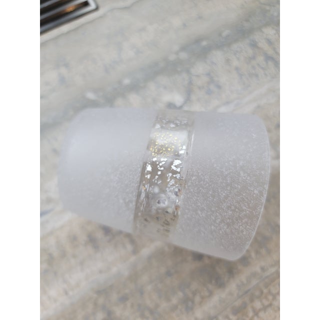 Contemporary Japanese Gold Leaf & Silver Leaf Glass Tumbler by Syoichiro Iwasawa - One-of-a-Kind For Sale - Image 9 of 14